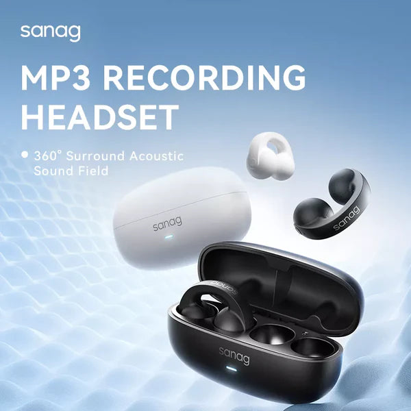 Sanag Z62S Ear Clip Wireless Bluetooth Smart Air Conduction / Black Sanag Z62S Ear Clip Wireless Bluetooth Smart Air Conduction / Black
